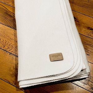 DOCOFIL White 100% Cotton Collection Blanket